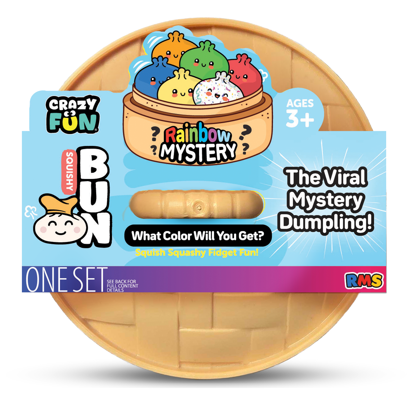 Rainbow Holographic Ribbon Mystery Dumpling (Series 8), official RMS Crazy Fun product shot