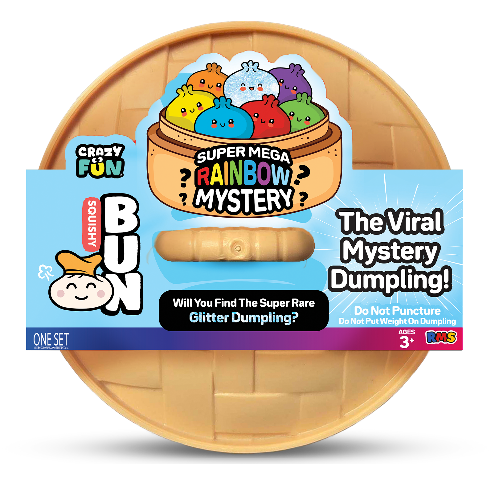 Super Mega Glitter Mystery Dumpling, official RMS Crazy Fun product shot