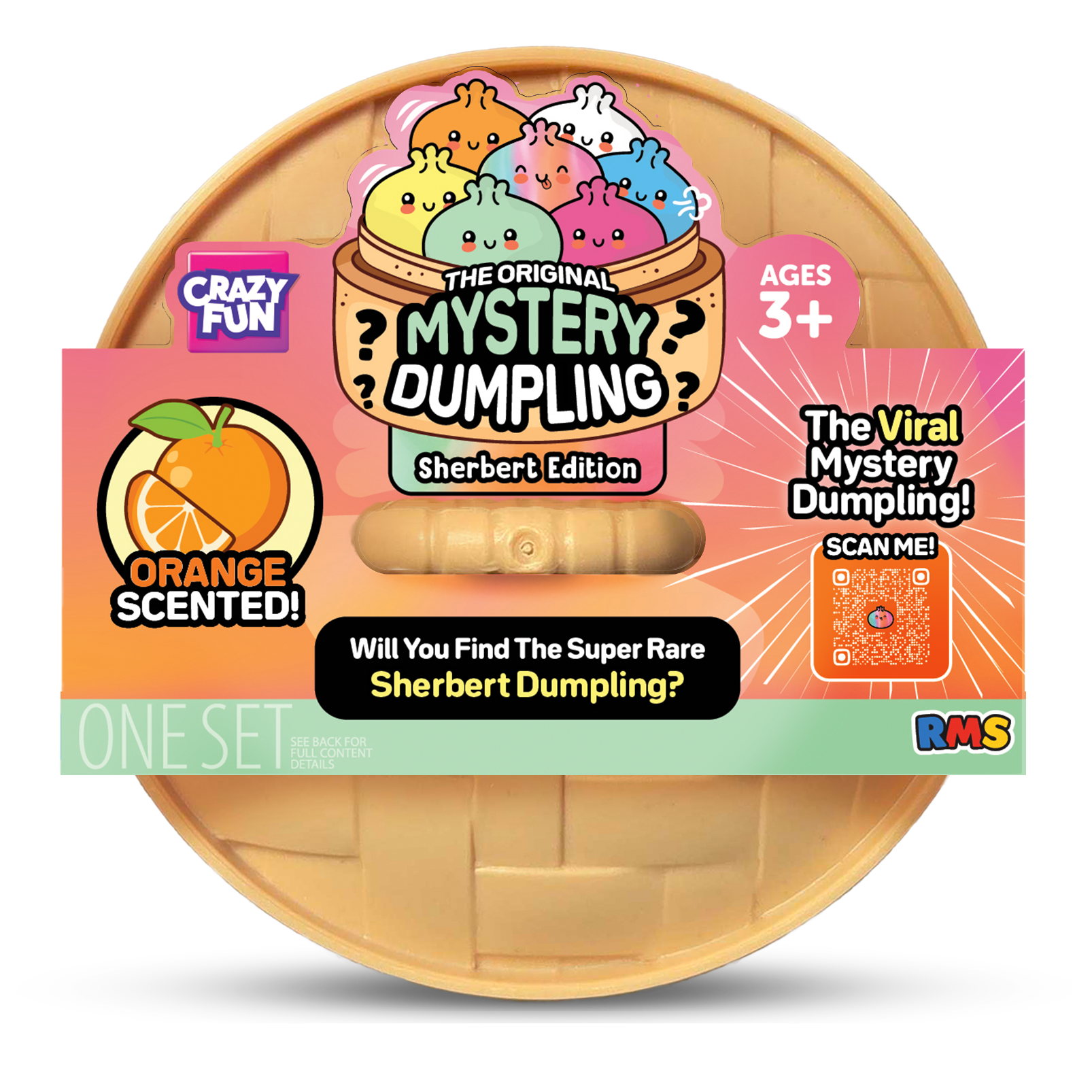 Sherbert Mystery Dumpling, official RMS Crazy Fun product shot