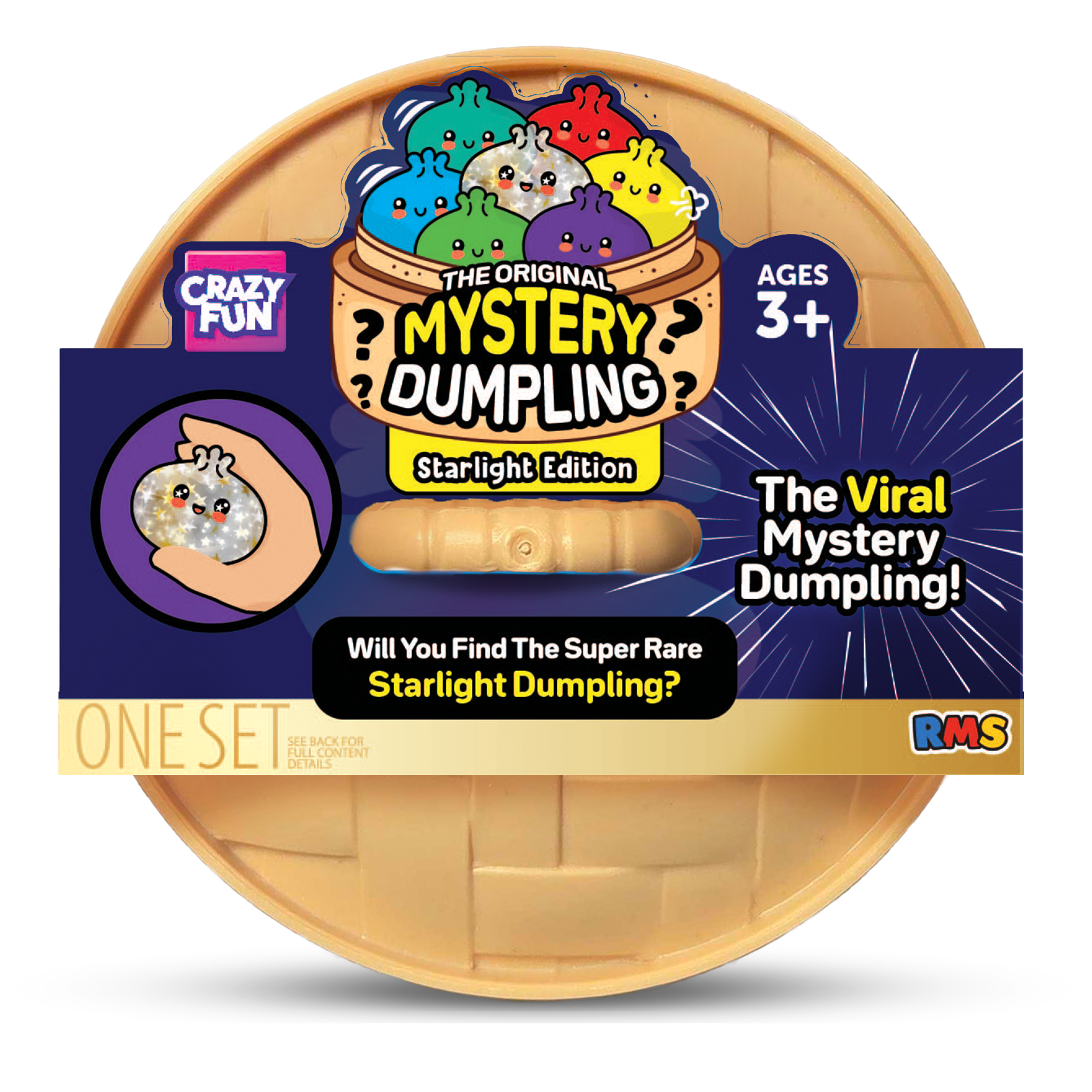 Starlight Edition Mystery Dumpling, official RMS Crazy Fun product shot